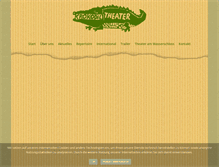 Tablet Screenshot of krokodiltheater.de